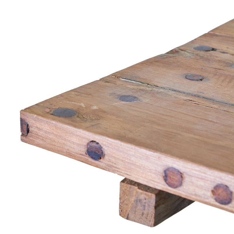 Zusammenklappbarer Tisch - Recycling Holzmöbel - Eckig 50x50cm