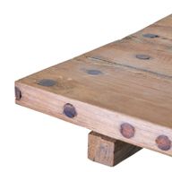 Zusammenklappbarer Tisch - Recycling Holzmöbel - Eckig 50x50cm