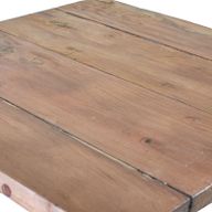 Zusammenklappbarer Tisch - Recycling Holzmöbel - Eckig 50x50cm