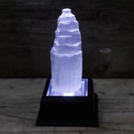 Natürlicher Selenit-Turm- 10 cm