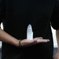 Natürlicher Selenit-Turm- 10 cm