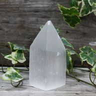 Selenit-Bleistift-Turm  - 10 cm