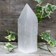 Selenit-Bleistift-Turm- 15 cm