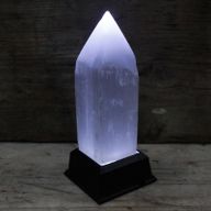 Selenit-Bleistift-Turm- 15 cm