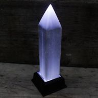 Selenit- Bleistift -Turm - 20 cm
