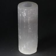 Kerzenhalter aus Selenit "Zylinder" 20 cm