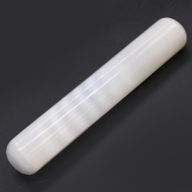 Selenit Zauberstab - 16 cm (Runde beide Seiten)