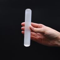 Selenit Zauberstab - 16 cm (Runde beide Seiten)