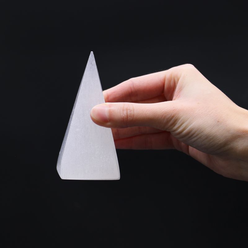 Selenit-Pyramide - 10 cm