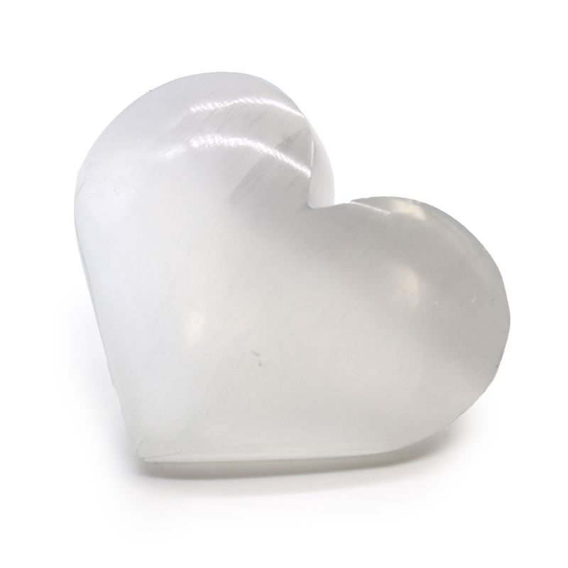 Selenit-Herz - 5-6 cm