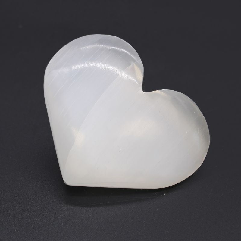 Selenit-Herz - 5-6 cm