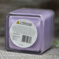 Sojawachskerze in Glas - ohne Etikett "Babypuder"