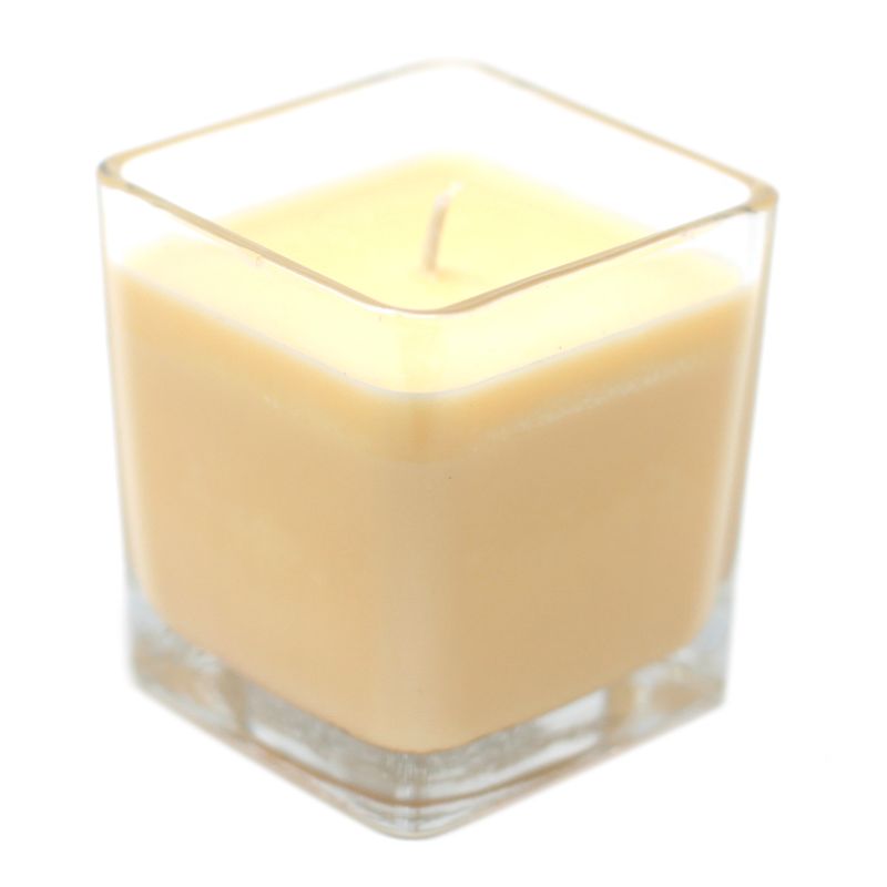 Sojawachskerze in Glas - ohne Etikett "So lecker"
