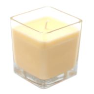 Sojawachskerze in Glas - ohne Etikett "So lecker"