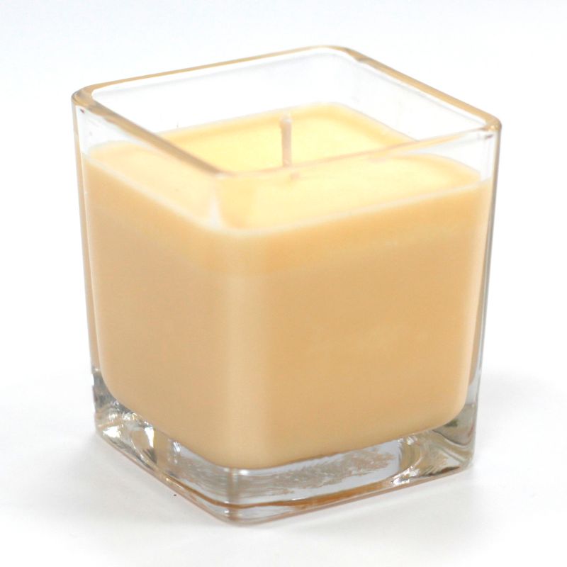 Sojawachskerze in Glas - ohne Etikett "Grapefruit & Ingwer"