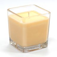 Sojawachskerze in Glas - ohne Etikett "Grapefruit & Ingwer"