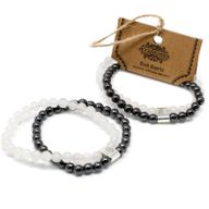 Magnetisches Edelsteinarmband - Rock Quartz