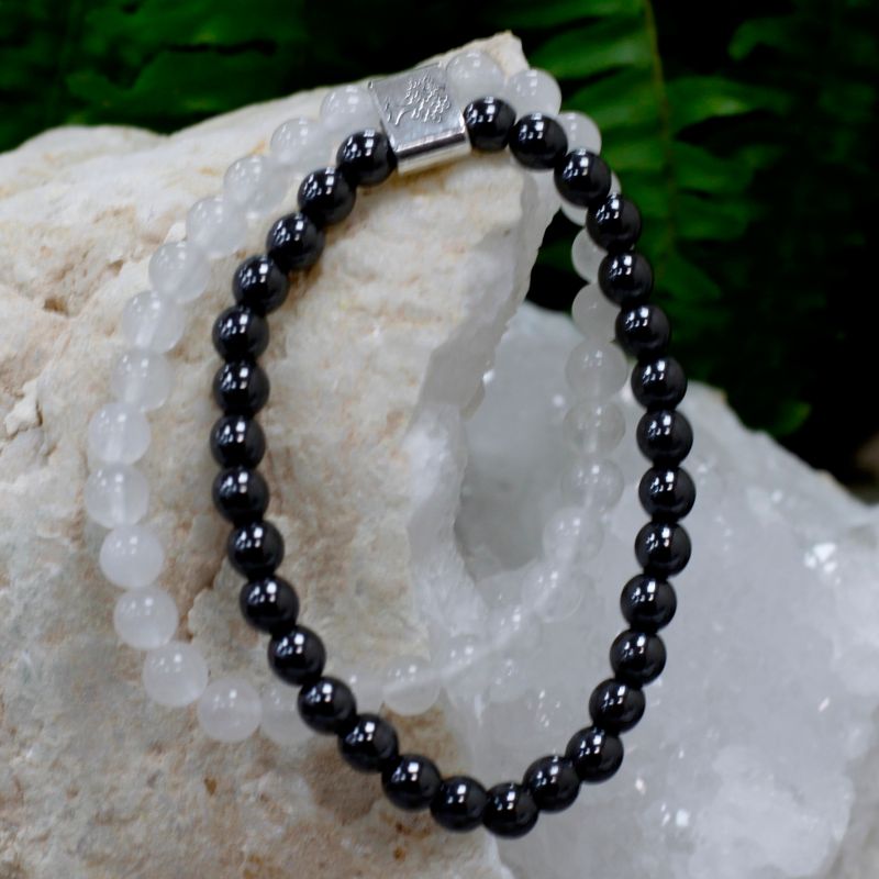 Magnetisches Edelsteinarmband - Rock Quartz