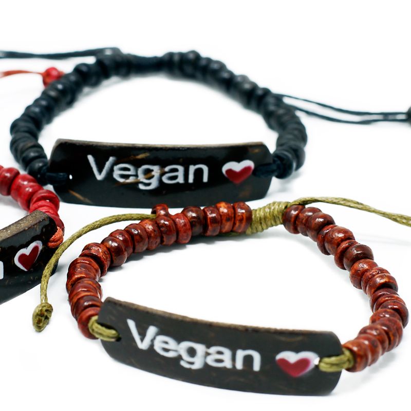 Coco-Slogan-Armreifen - Vegan