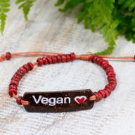 Coco-Slogan-Armreifen - Vegan