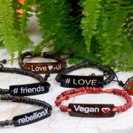 Coco-Slogan-Armreifen – #Friends