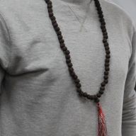 108 Rudraksha Mala - Dunkel