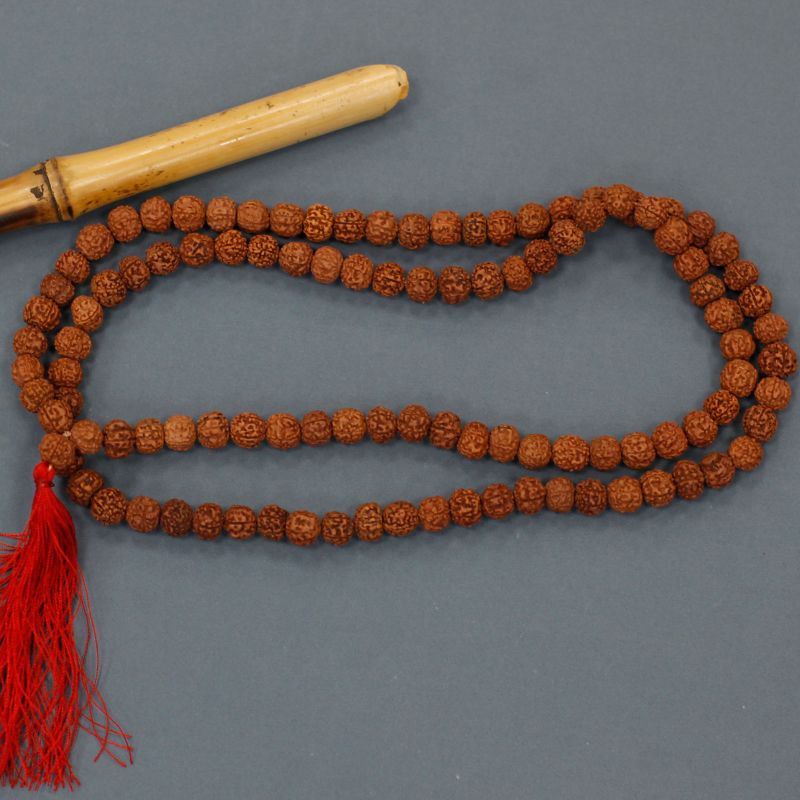 108 Rudraksha Mala - Braun