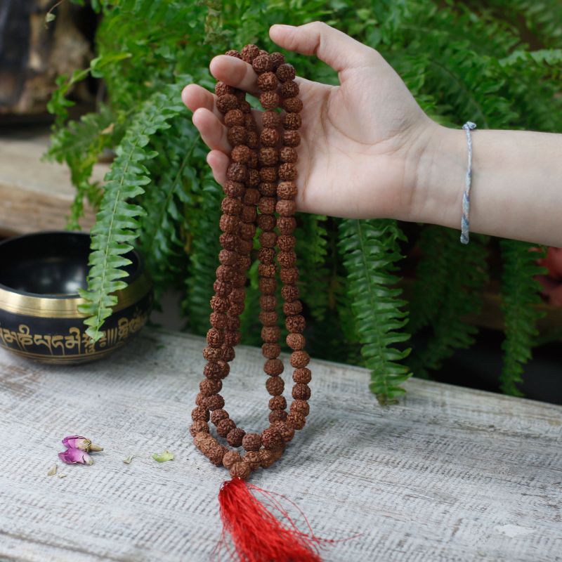 108 Rudraksha Mala - Braun