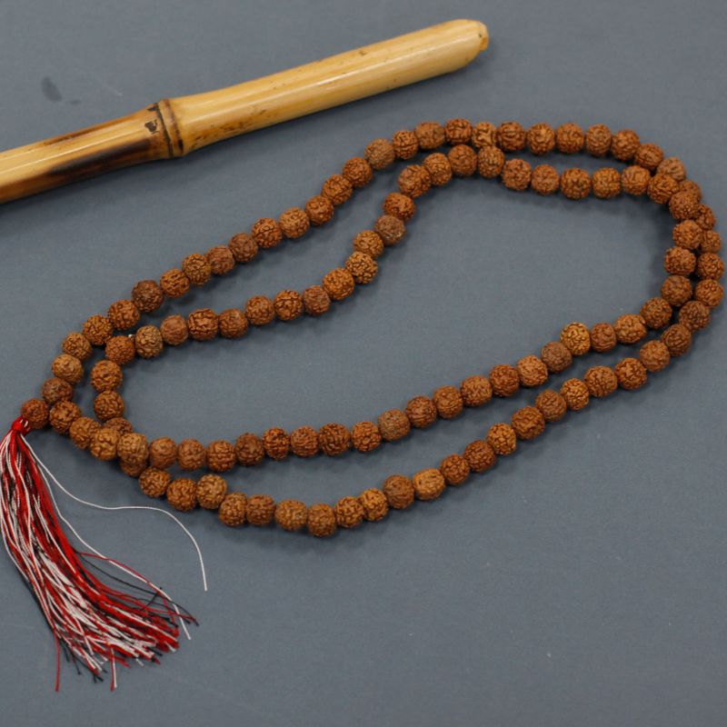 108 Rudraksha Mala - Natürlich