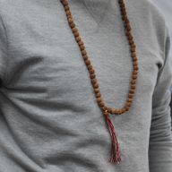 108 Rudraksha Mala - Natürlich
