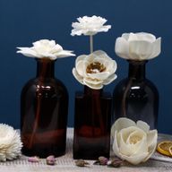 Diffusorblumen - Große Nelke mit Baumwollschnur