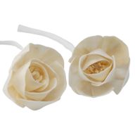 Diffusorblumen - Große Rose mit Baumwollschnur
