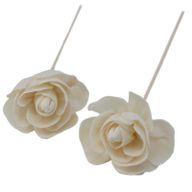Diffusorblumen - Rose mit Rattanstab