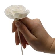 Diffusorblumen - Rose mit Rattanstab