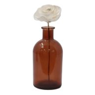 Diffusorblumen - Rose mit Rattanstab