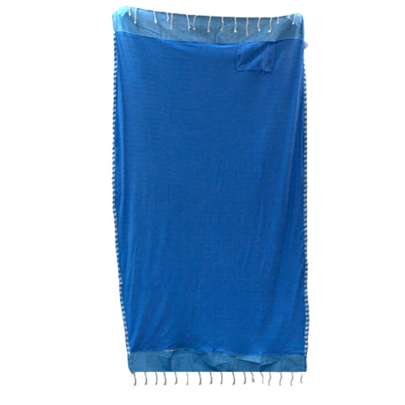 Pareo Strandtuch - 100x180 cm - Himmelblau