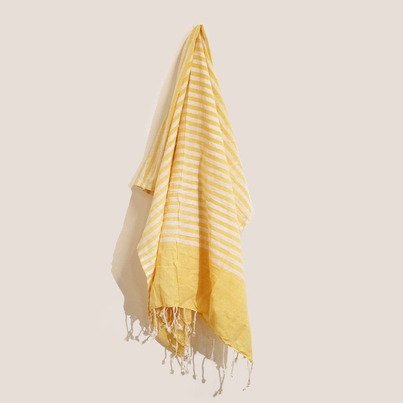 Pareo Plaid - 100x180 cm - Sonniges Gelb
