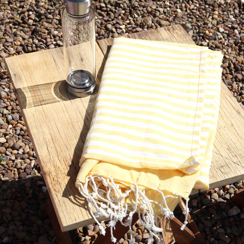 Pareo Plaid - 100x180 cm - Sonniges Gelb