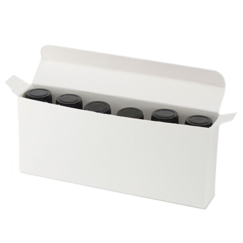 Box für 6x10ml Flaschen - weiß