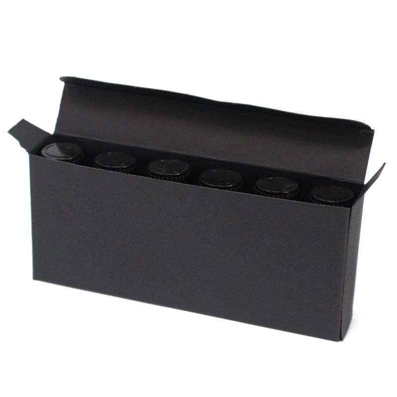 Box für 6x10ml Flaschen - schwarz