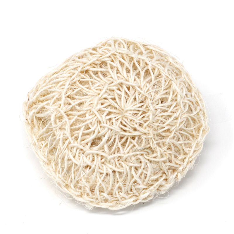 Sisalschwamm - rundes Peeling-Kissen