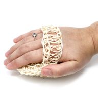 Sisalschwamm - rundes Peeling-Kissen