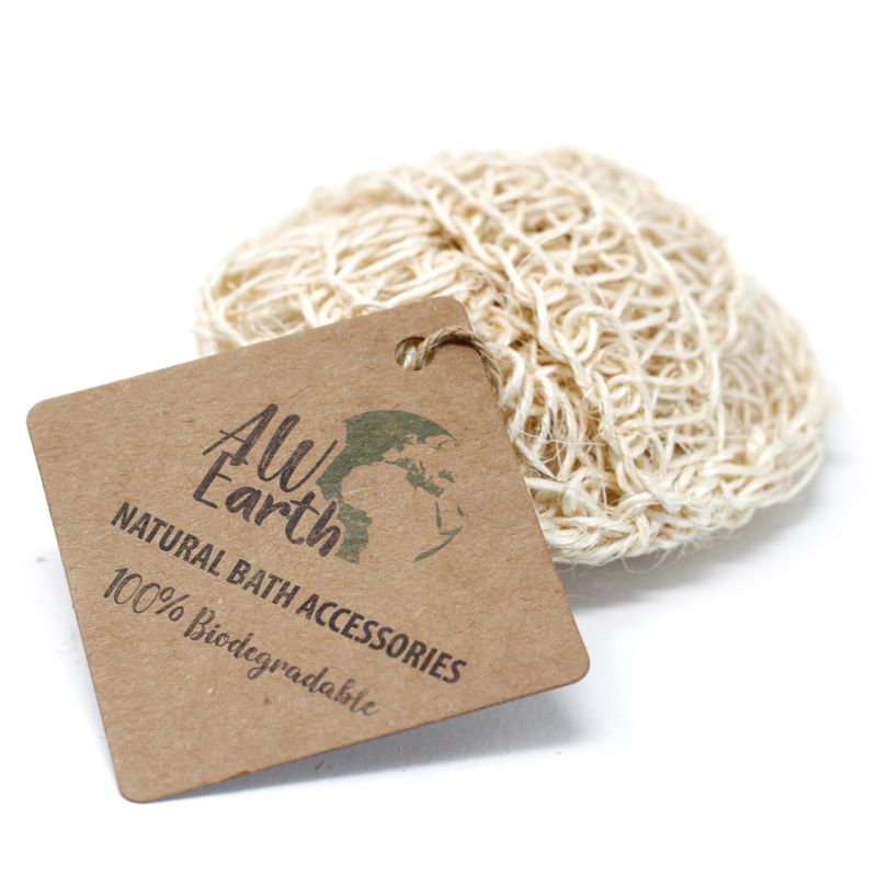 Sisalschwamm - rundes Peeling-Kissen