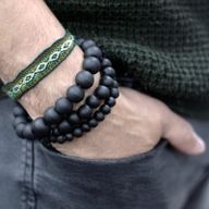 Verschiedene Größen – Blackwood-Perlen