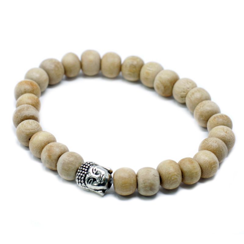 Duftende Sandalenperlen und Buddha-Armreif