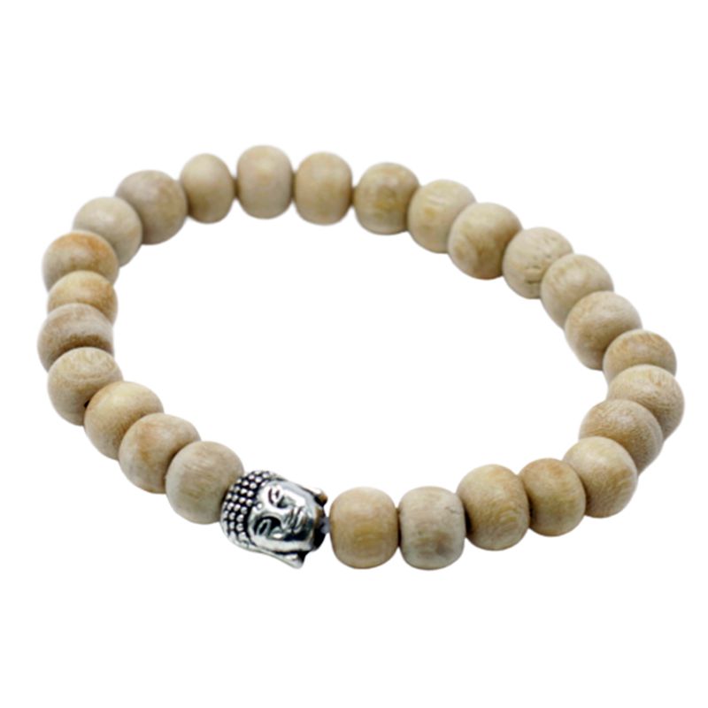 Duftende Sandalenperlen und Buddha-Armreif