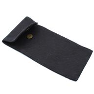Baumwolltasche für Edelstein-Gesichtsroller 6,75 Unzen - Schwarz 9x19xcm