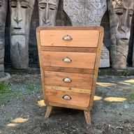 4 Schubladen Lagerung - Recyceltes Holz