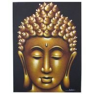 Buddha Gemälde - Gold - Sand-Finish