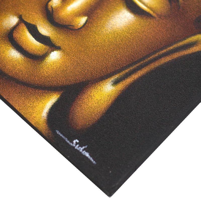 Buddha Gemälde - Gold - Sand-Finish